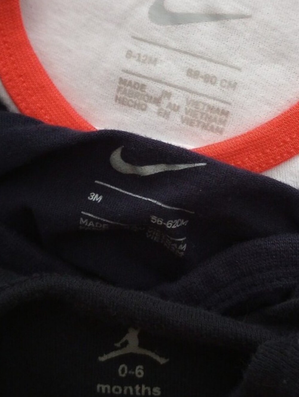 Huge Lot Of Nike Adidas Puma Champion Jordan Under Armour Hurley Baby Onesies - Picture 15 of 15
